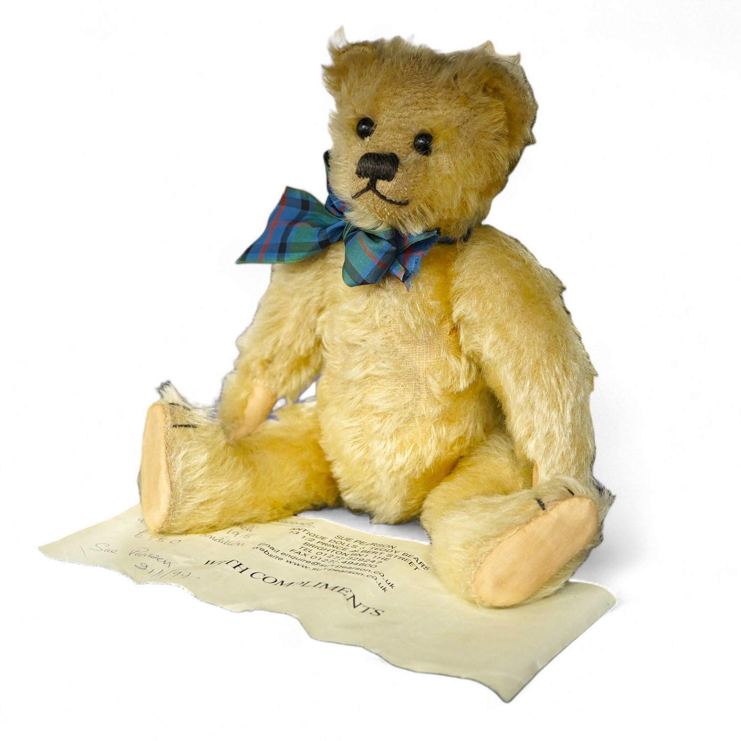 A Farnell teddy bear, c.1920, approx. 29cm